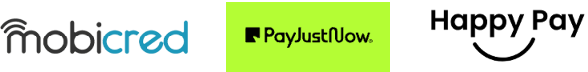 Three payment option logo