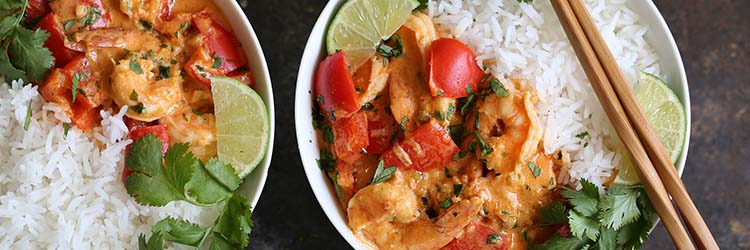 Thai Red Curry Shrimp